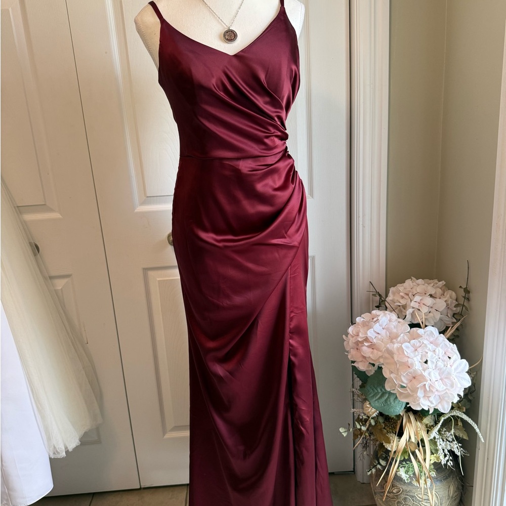 Revelry Burgundy Maxi Dress